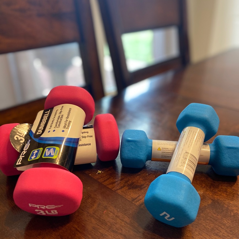 Dumbbell hand weights bundle NEW